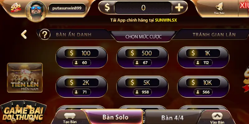 Cách chơi game bài tiến lên Sunwin chuẩn không thua 3 Mẹo đánh game bài tiến lên khi còn ít lá