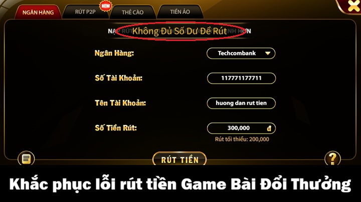 Rút tiền Game Bài Đổi Thưởng - Hướng dẫn nhanh gọn & không mất phí 4 rut tien game bai doi thuong khac phuc loi 1